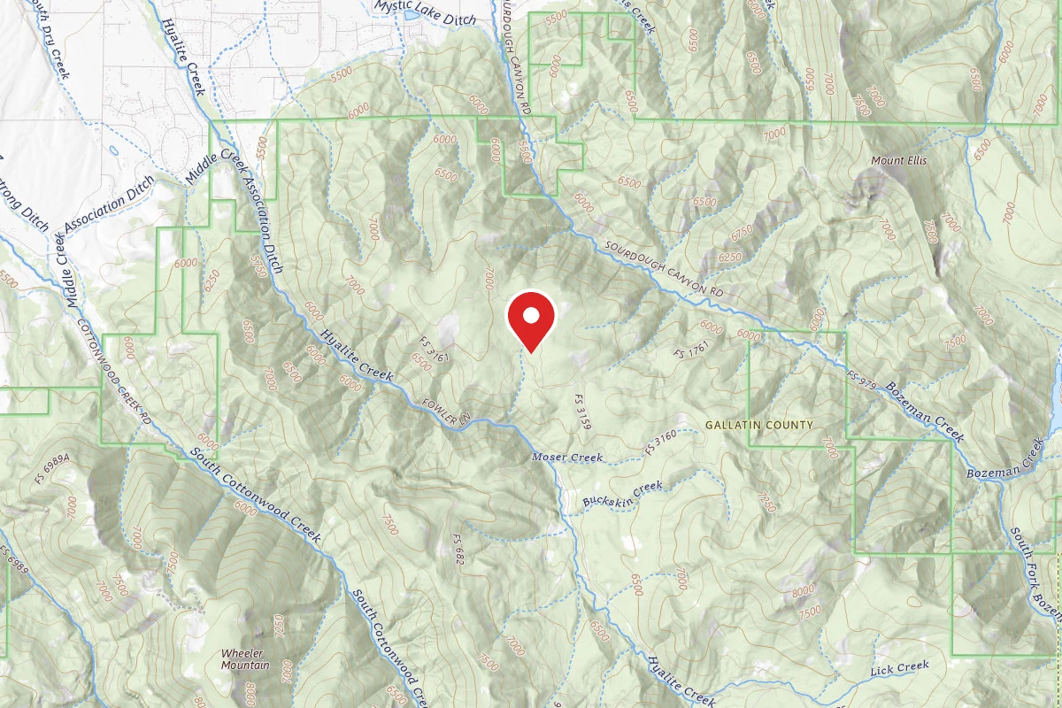 Custer Gallatin Dispersed Campsite FR 3159 MOSER ROAD 6213 094
