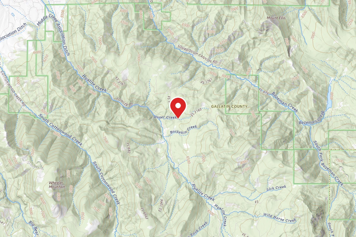 Custer Gallatin Dispersed Campsite FR 3160 MOSER ROAD JUNC 6210 & 6211 074