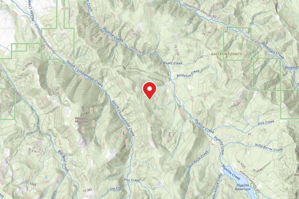 Custer Gallatin Dispersed Campsite FR 6234 LANGOHR TOOLE RD 152