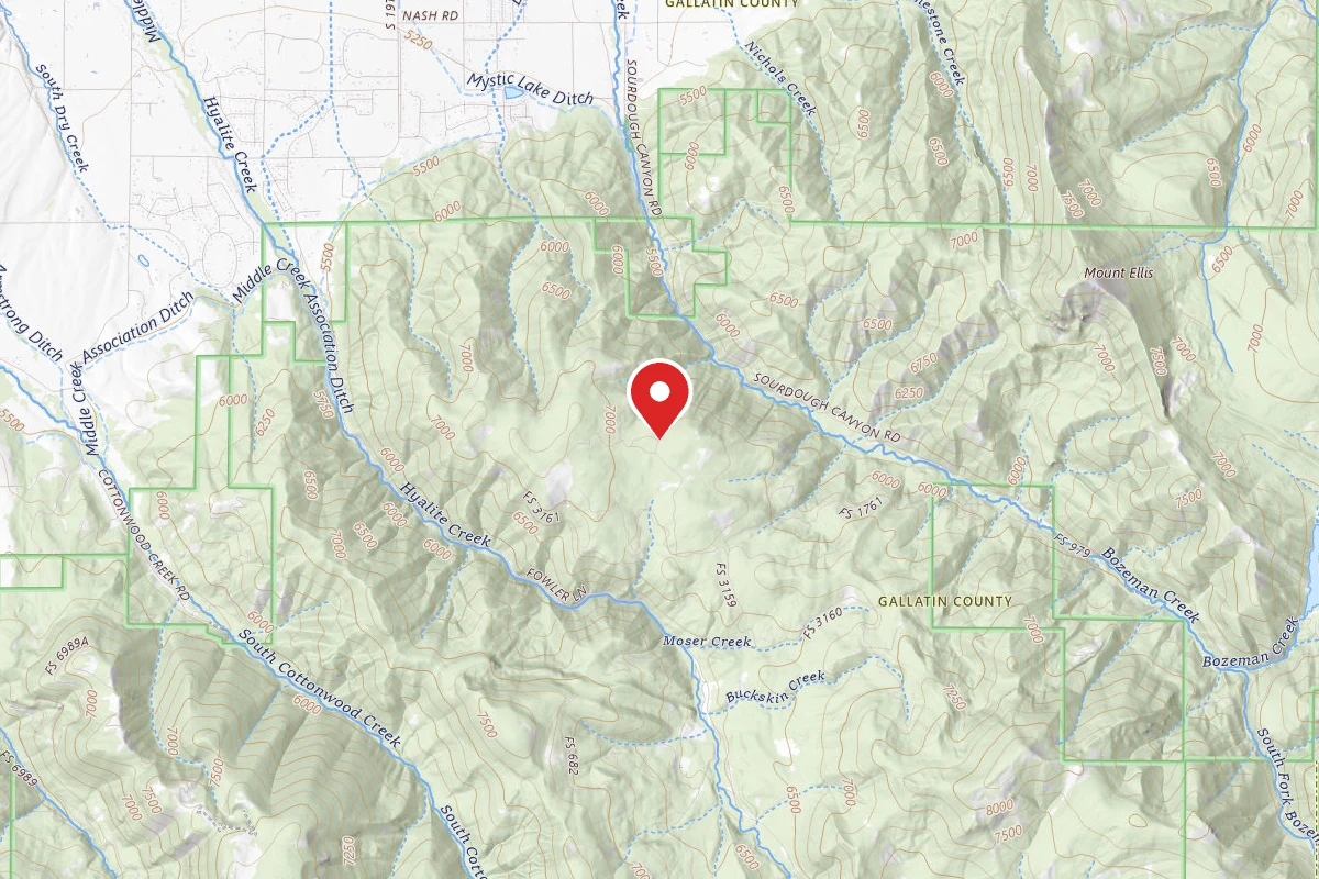 Custer Gallatin Dispersed Campsite FR 3180 MOSER ROAD 6212 085
