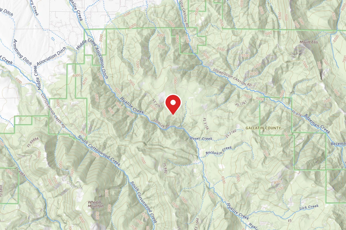 Custer Gallatin Dispersed Campsite FR 3161 MOSER ROAD 6213 103