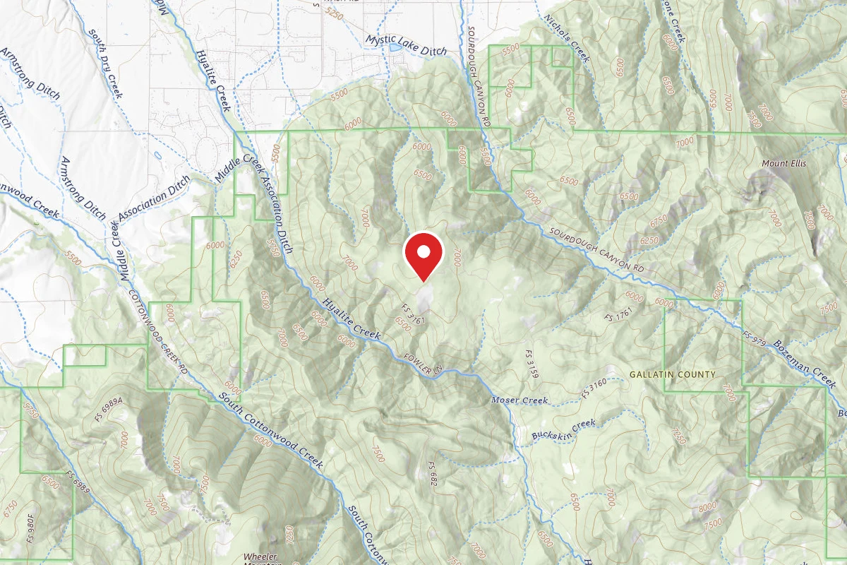 Custer Gallatin Dispersed Campsite FR 3159 MOSER ROAD 6213 107