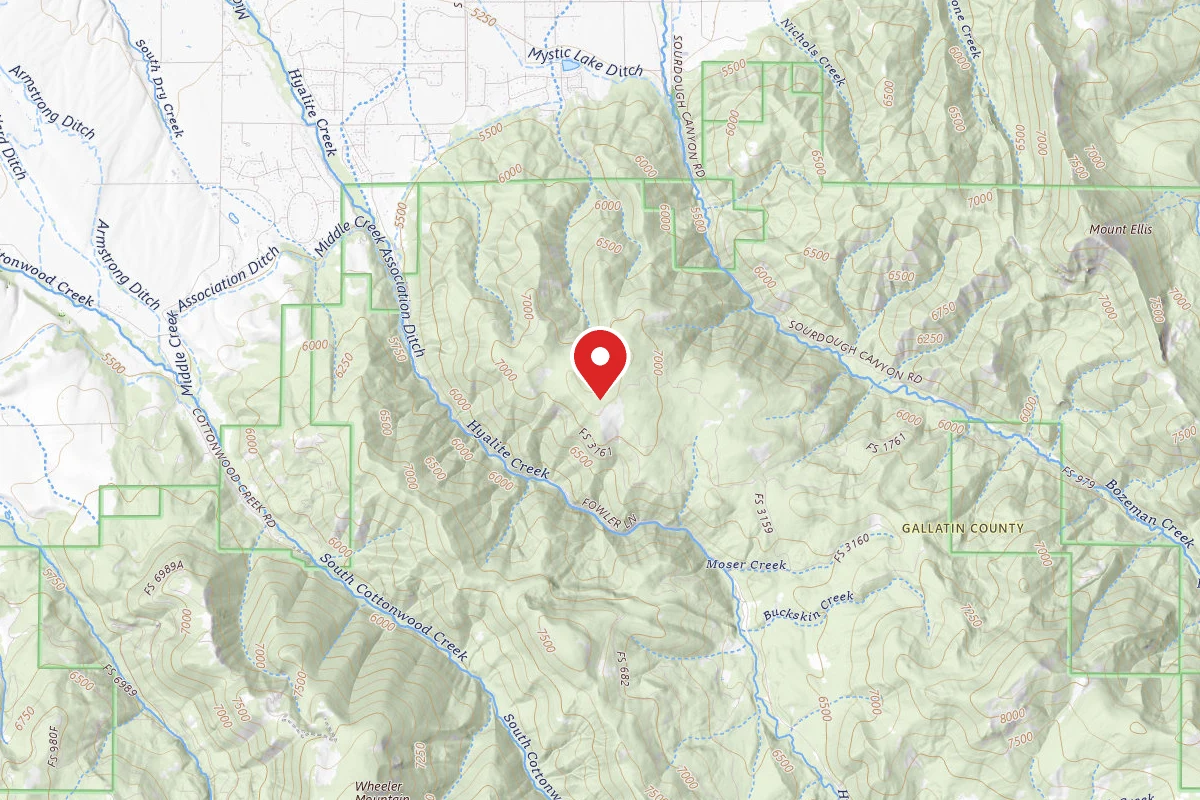 Custer Gallatin Dispersed Campsite MOSER ROAD 6213 G11B