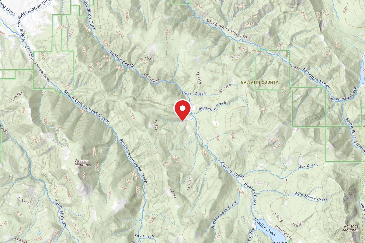 Custer Gallatin Dispersed Campsite LANGHOR ROAD LEAD MINE 138A