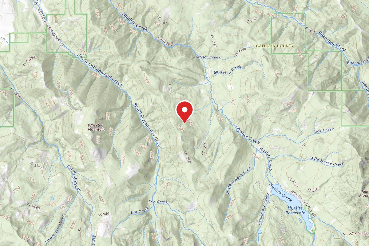 Custer Gallatin Dispersed Campsite FR 6234 END OFF LANGOHRTOOLE RD 148