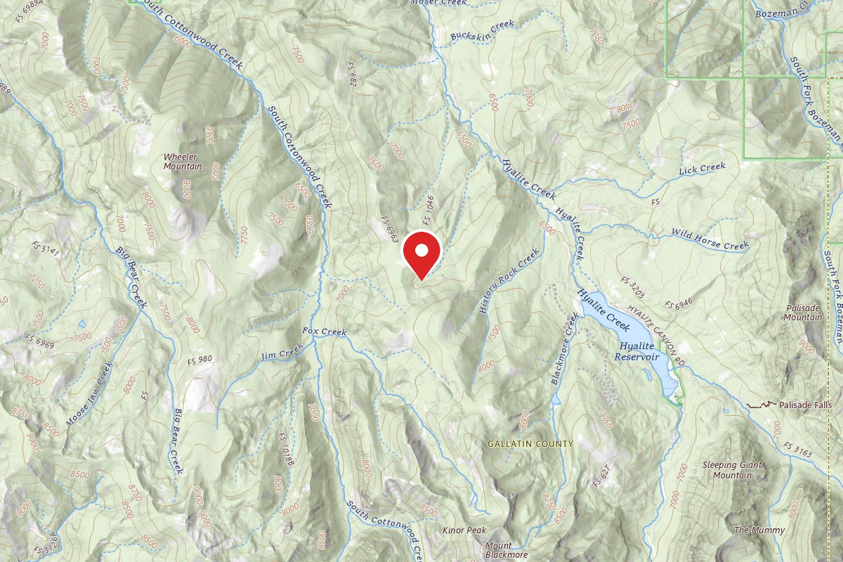 Custer Gallatin Dispersed Campsite FR 1046 LANGOHR ROAD 130