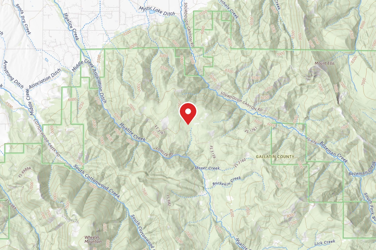 Custer Gallatin Dispersed Campsite FR 3161 MOSER ROAD 6213 098