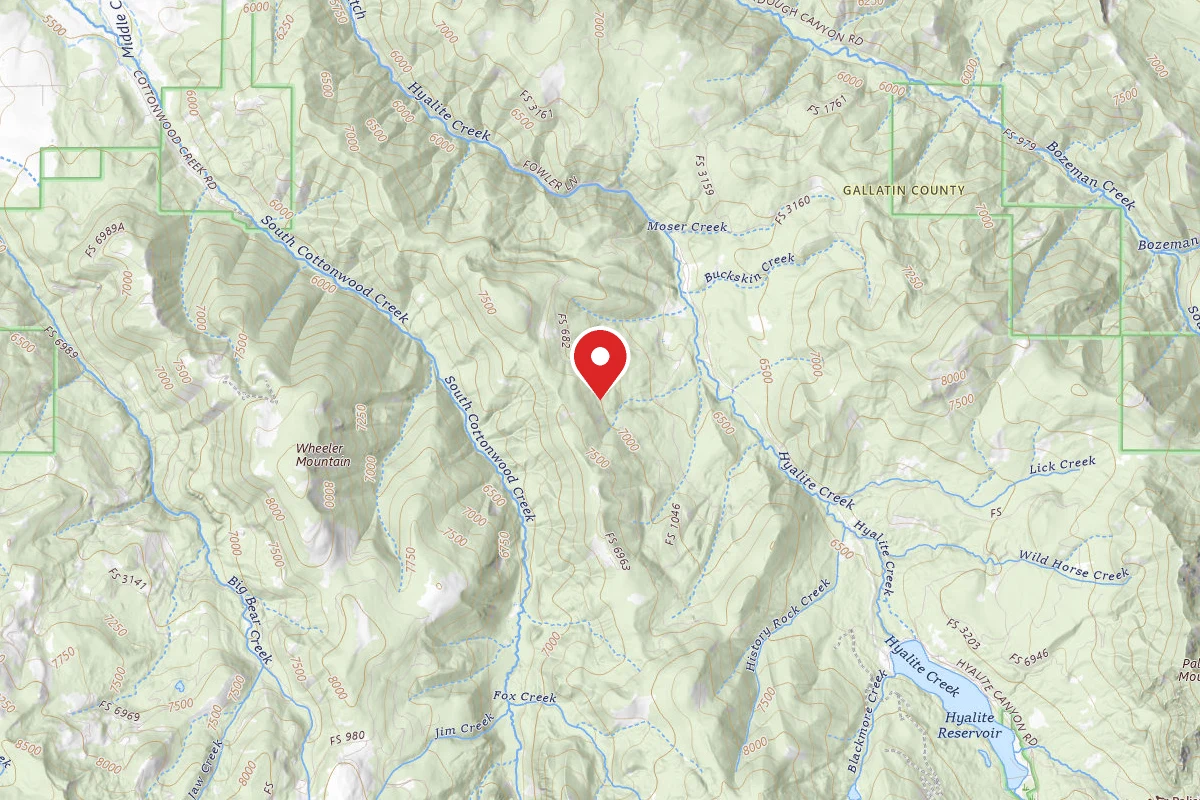 Custer Gallatin Dispersed Campsite FR 6234 LANGOHR TOOLE RD 151