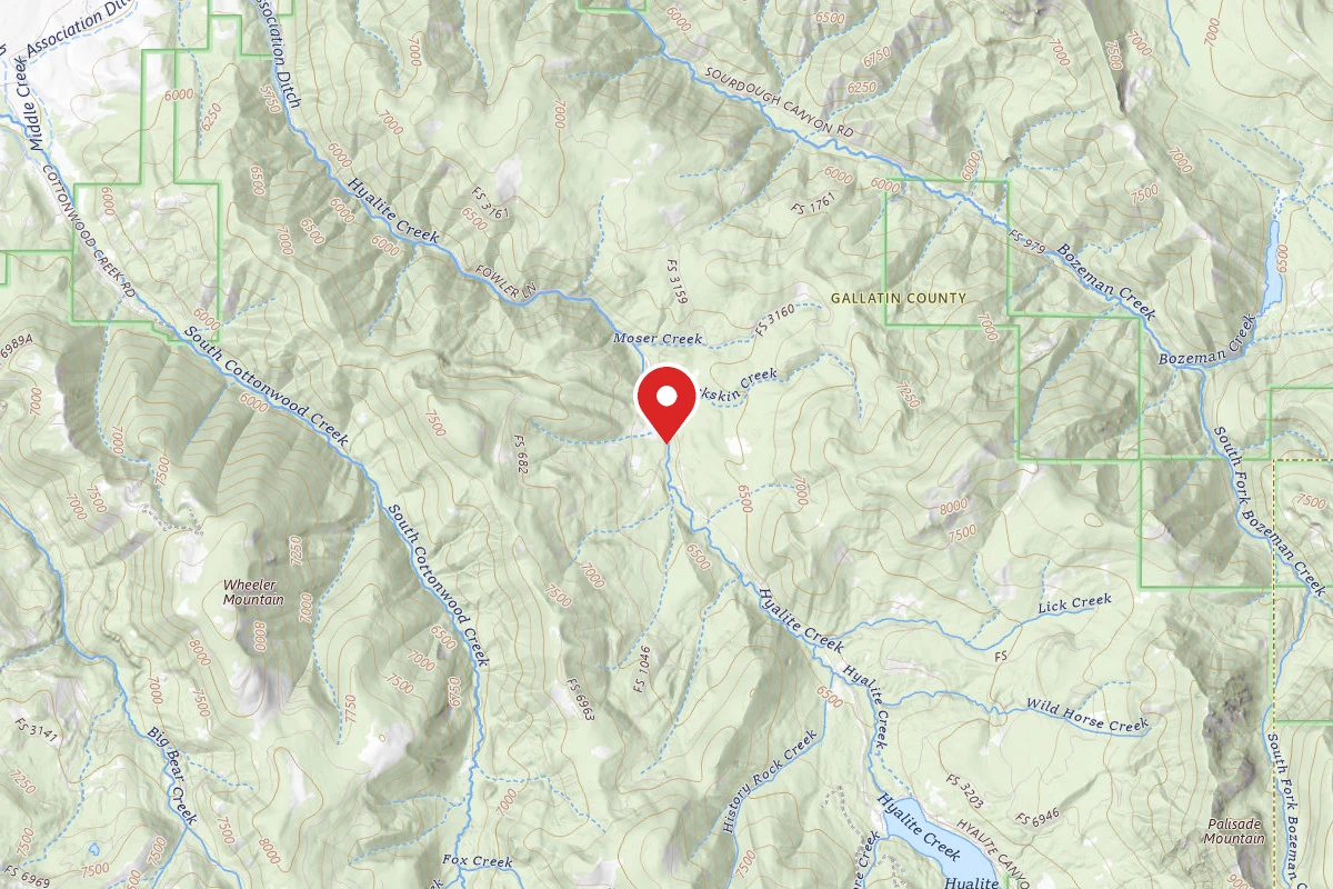 Custer Gallatin Dispersed Campsite FR 1046 LANGHOR ROAD 110B