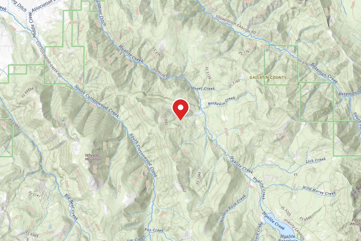 Custer Gallatin Dispersed Campsite FR 682 LANGHOR ROAD LANGHOR TOOLE 138B