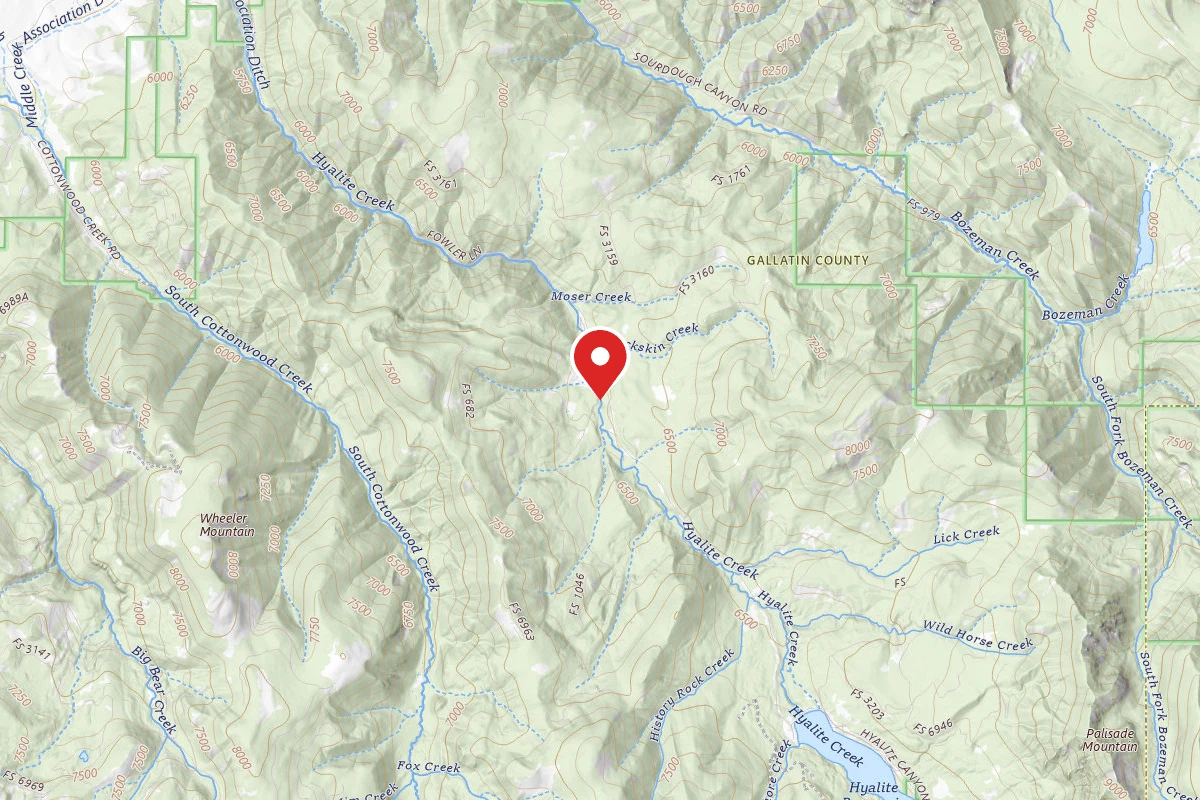 Custer Gallatin Dispersed Campsite FR 1046 LANGHOR ROAD 112