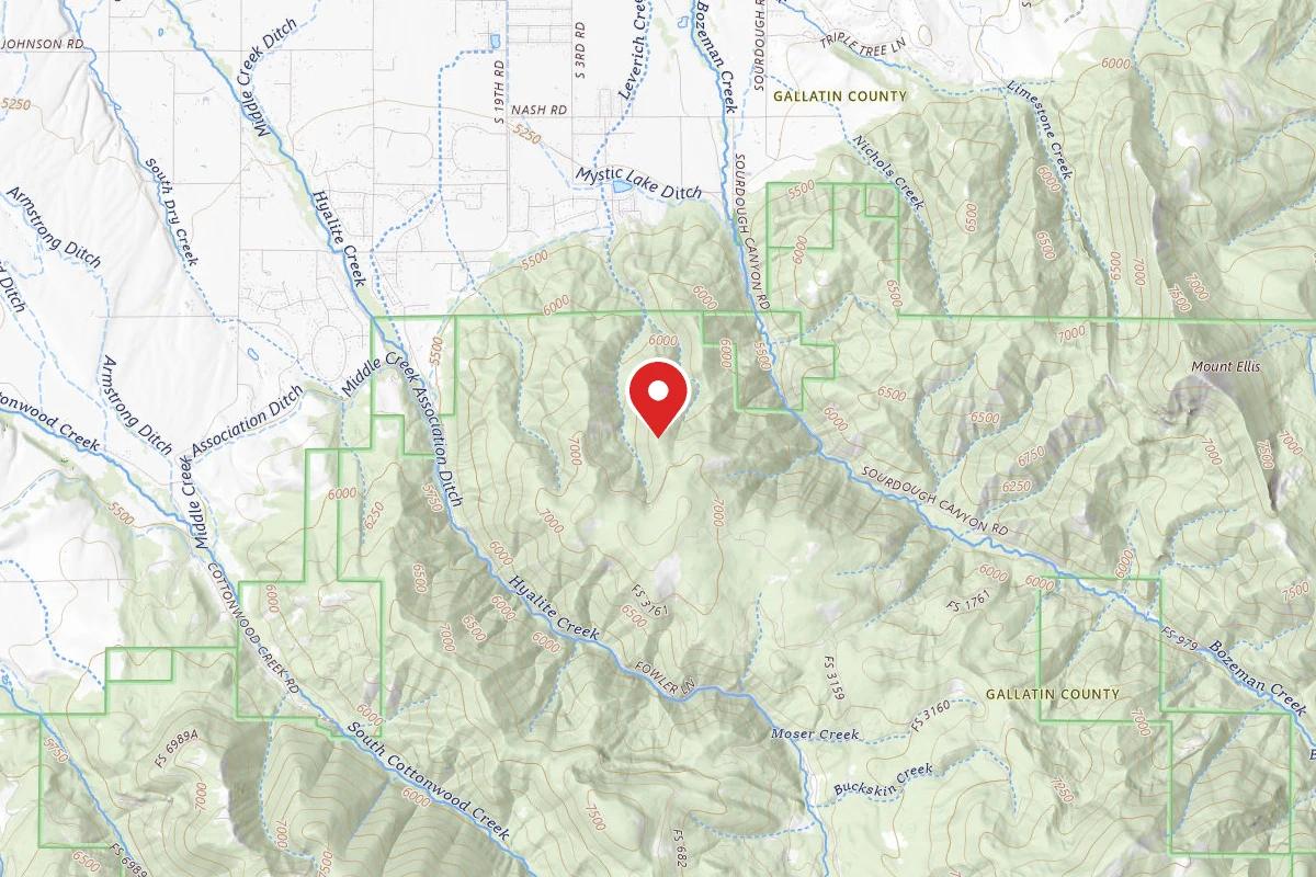 Custer Gallatin Dispersed Campsite MOSER ROAD 6212 G15