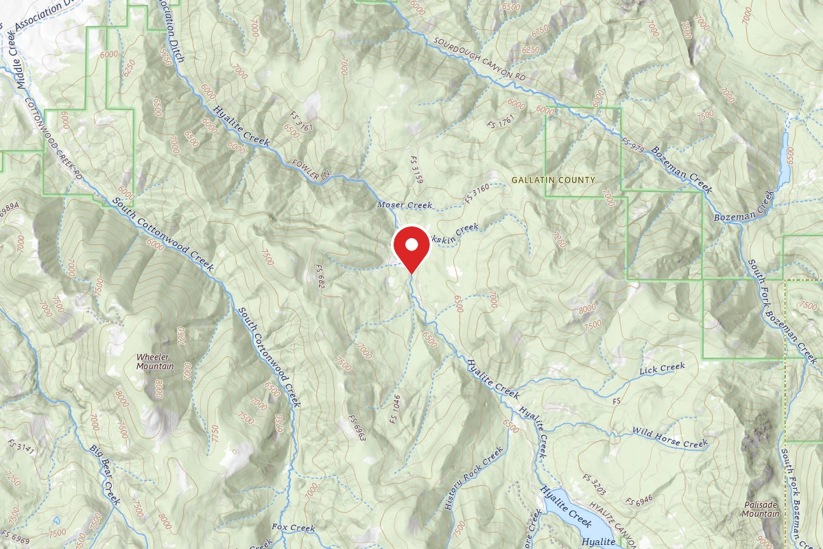 Custer Gallatin Dispersed Campsite FR 1046 LANGHOR ROAD 111