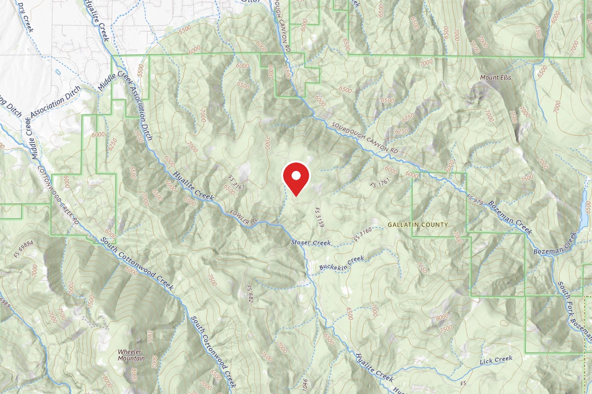 Custer Gallatin Dispersed Campsite FR 3159 MOSER ROAD 093