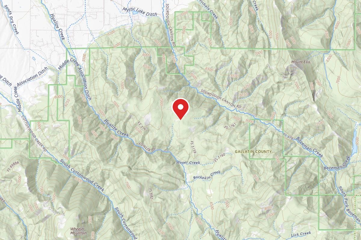 Custer Gallatin Dispersed Campsite FR 3159 MOSER ROAD 095