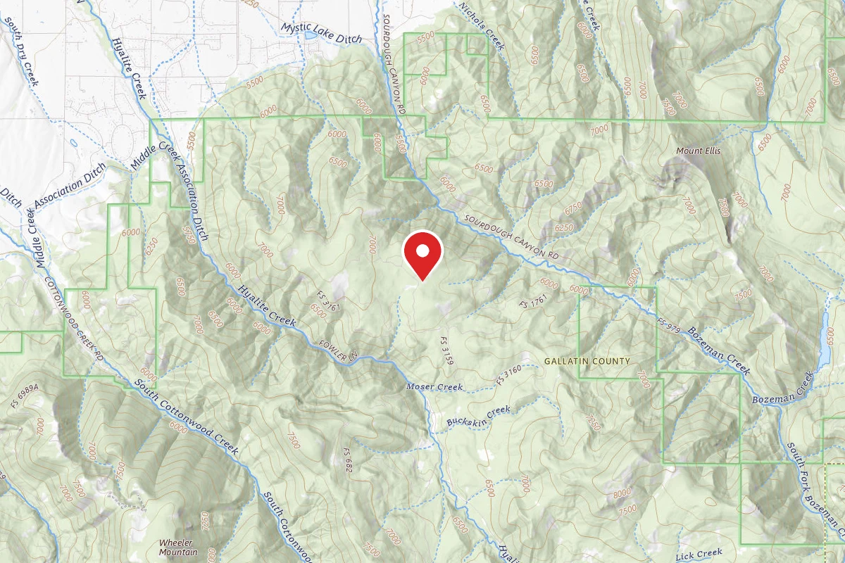 Custer Gallatin Dispersed Campsite FR 3159 MOSER ROAD 096
