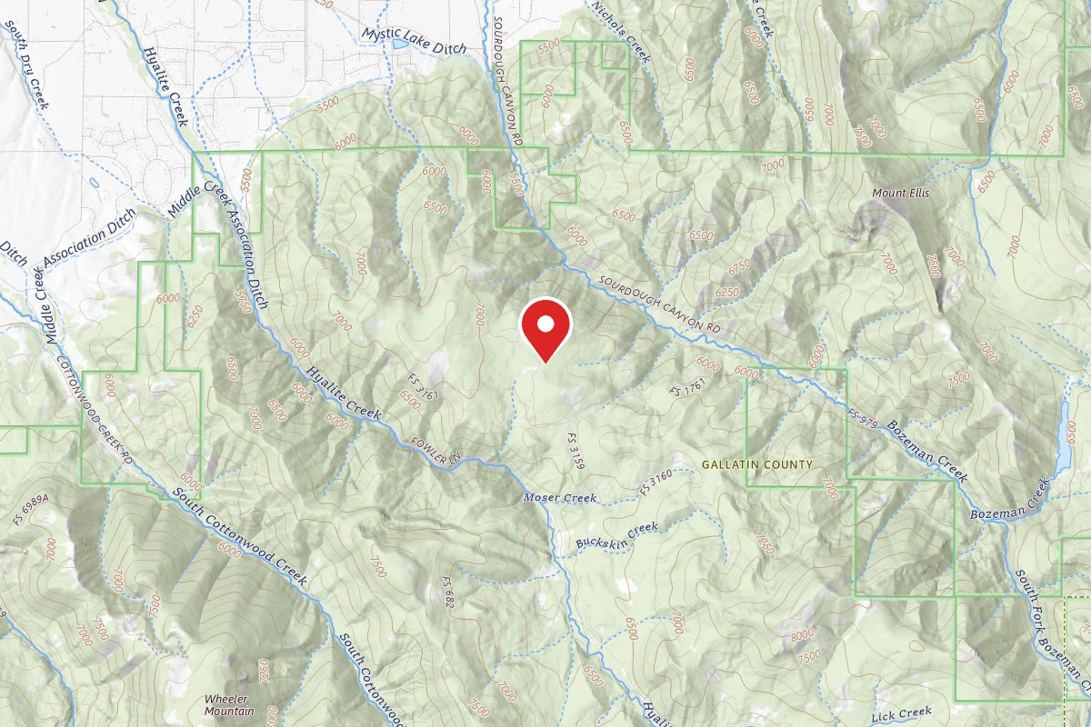 Custer Gallatin Dispersed Campsite FR 3159 MOSER ROAD 097