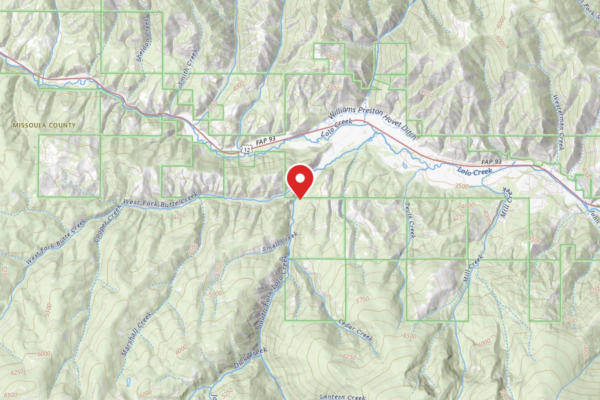 South Fk Lolo Creek Horse TH