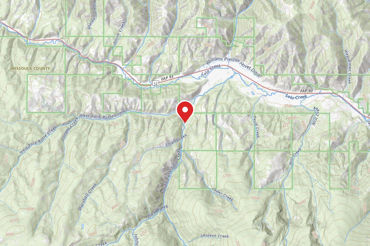 South Fk Lolo Creek Horse TH