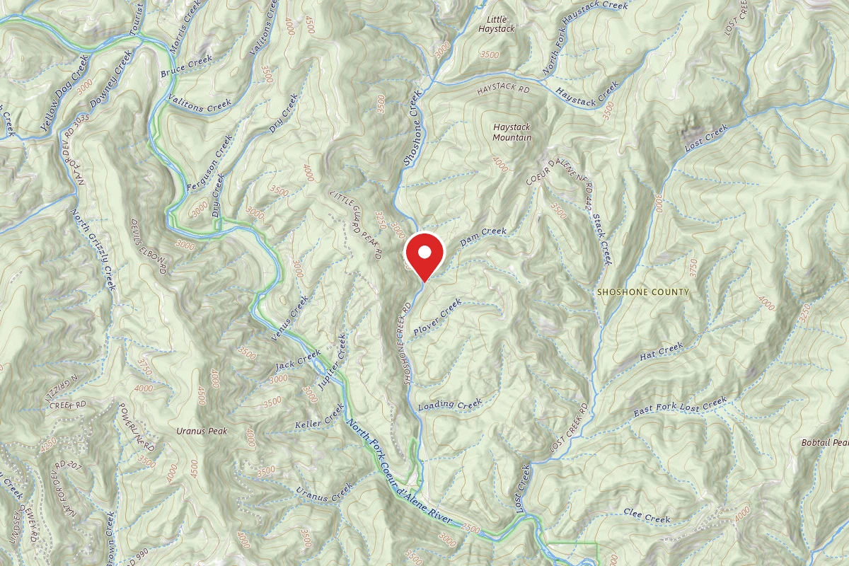 Idaho Panhandle Dispersed Campsite FIRE PREV. DISP SITE #226
