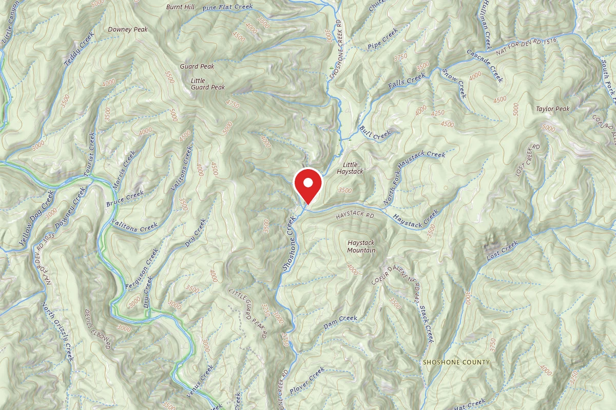 Idaho Panhandle Dispersed Campsite FIRE PREV. DISP. SITE #229A