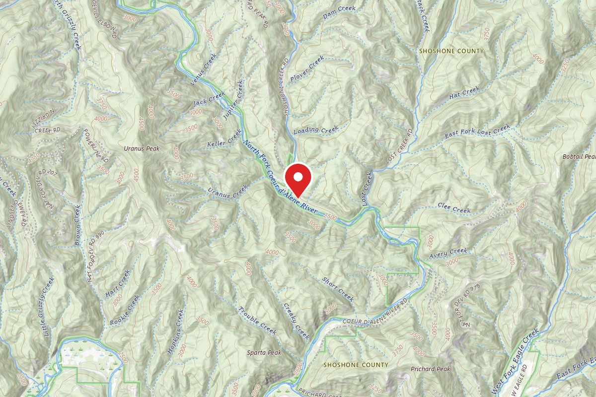 Idaho Panhandle Dispersed Campsite FIRE PREV. DISP. SITE #161L