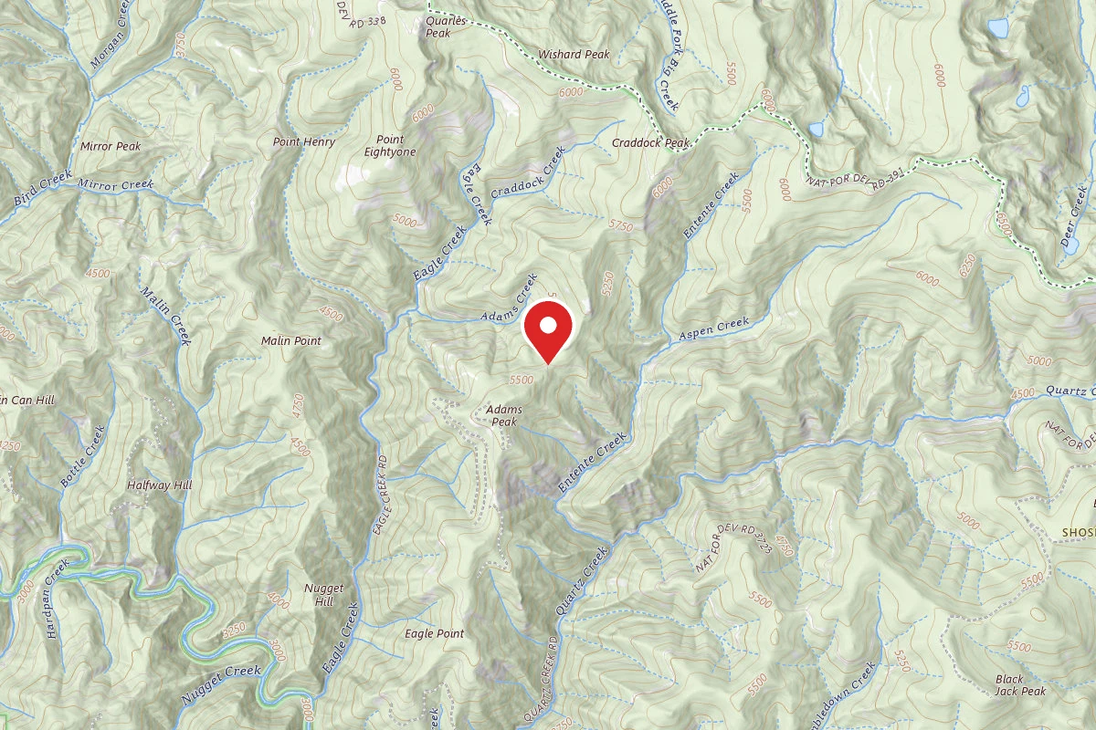 Idaho Panhandle Dispersed Campsite TRAIL 83 TRAILHEAD