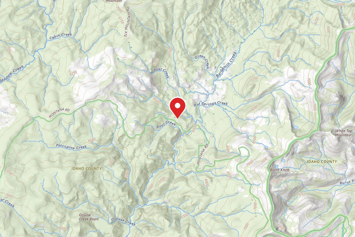 Nez Perce-Clearwater Dispersed Campsite RR468RD-008