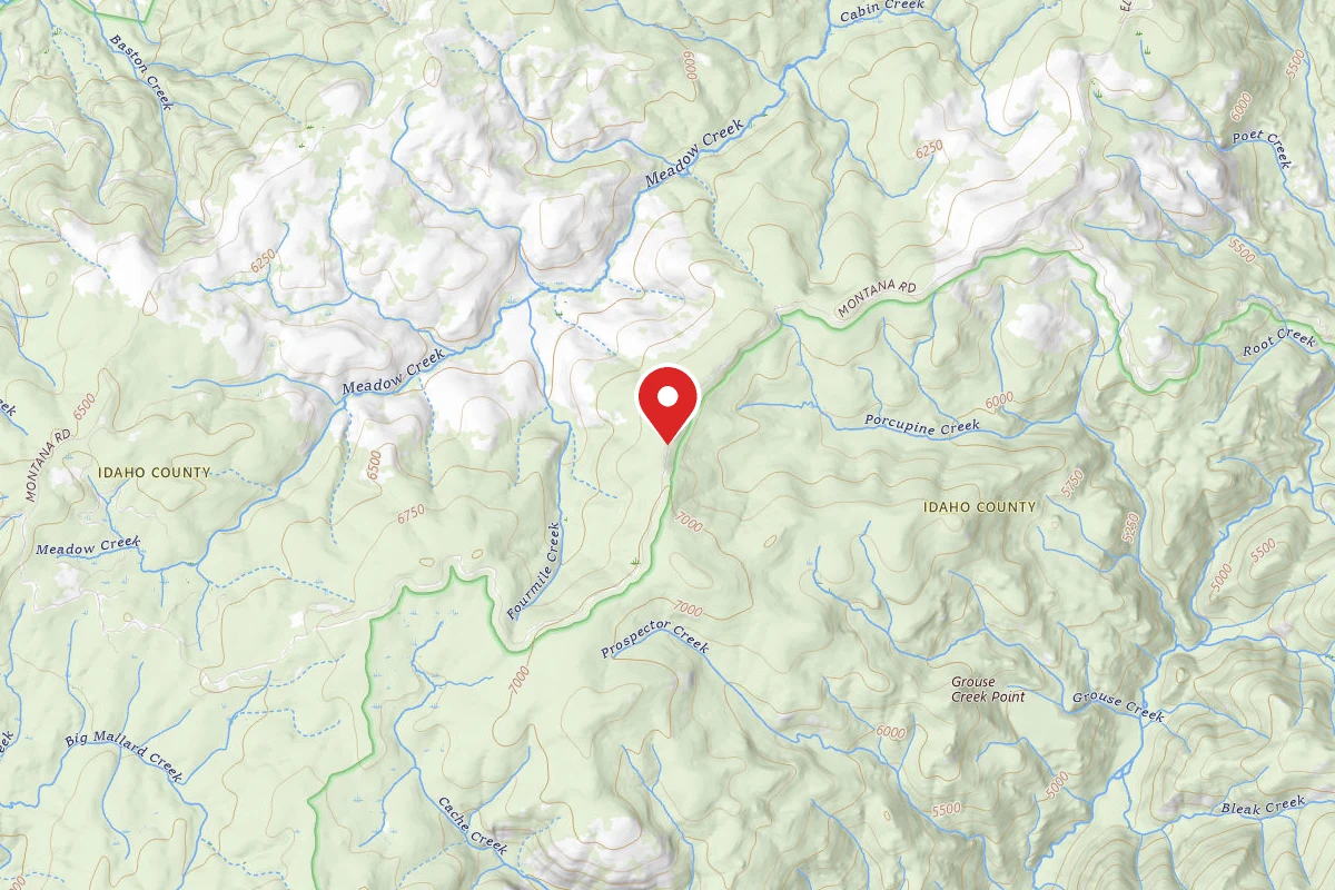 Nez Perce-Clearwater Dispersed Campsite RR468RD-007