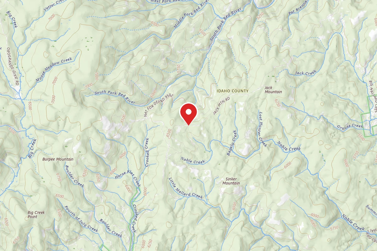 Nez Perce-Clearwater Dispersed Campsite RR1190DRD-001