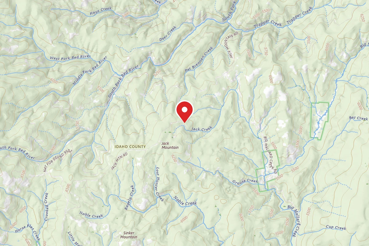 Nez Perce-Clearwater Dispersed Campsite RR1190RD-001