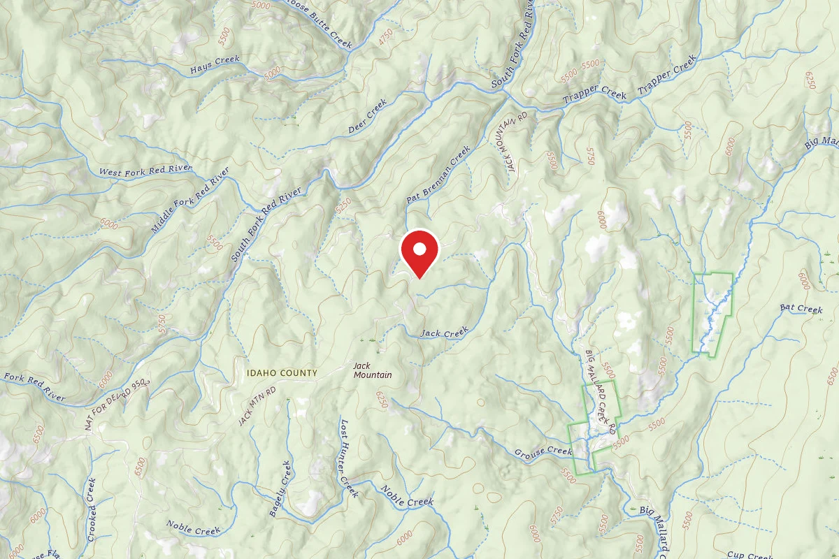 Nez Perce-Clearwater Dispersed Campsite RR1190RD-004