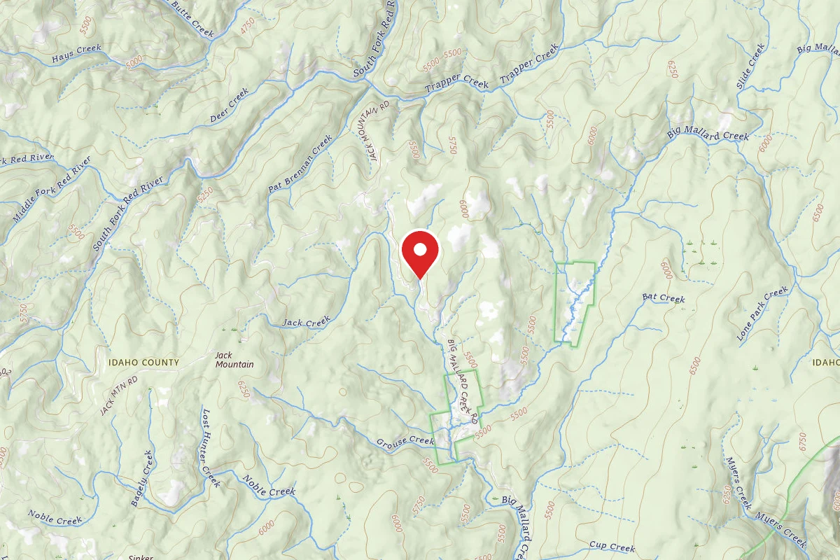 Nez Perce-Clearwater Dispersed Campsite RR421RD-001