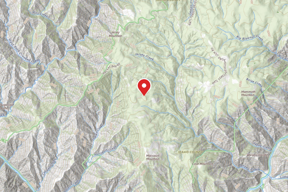 Nez Perce-Clearwater Dispersed Campsite RR222RD-006
