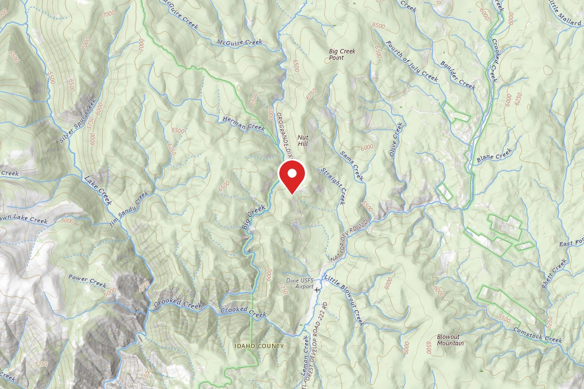 Nez Perce-Clearwater Dispersed Campsite RR311RD-013
