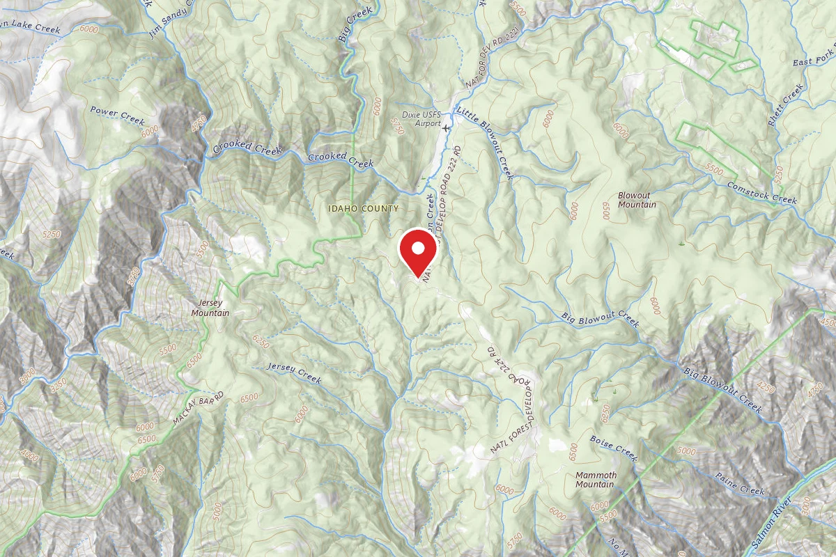 Nez Perce-Clearwater Dispersed Campsite RR222RD-012