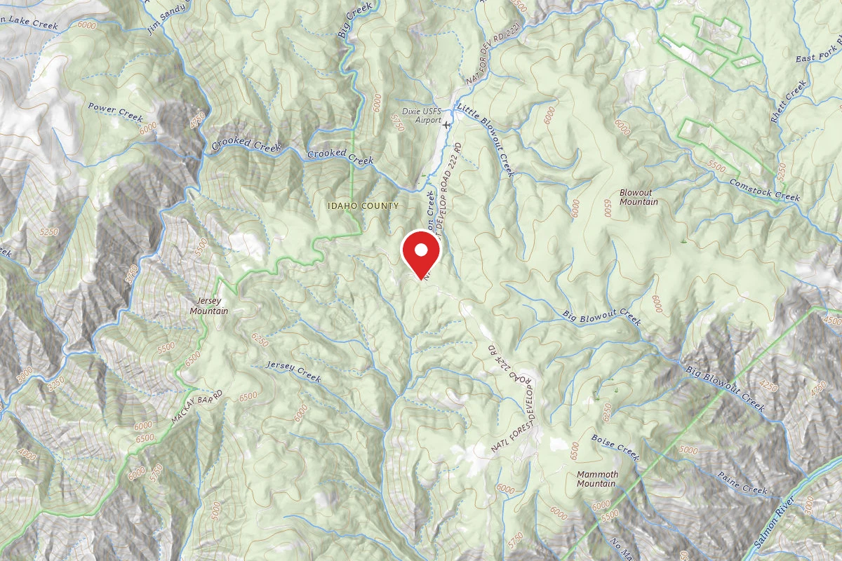 Nez Perce-Clearwater Dispersed Campsite RR222FRD-001