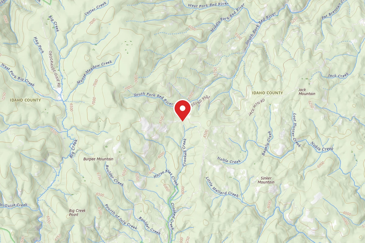 Nez Perce-Clearwater Dispersed Campsite RR9527RD-001