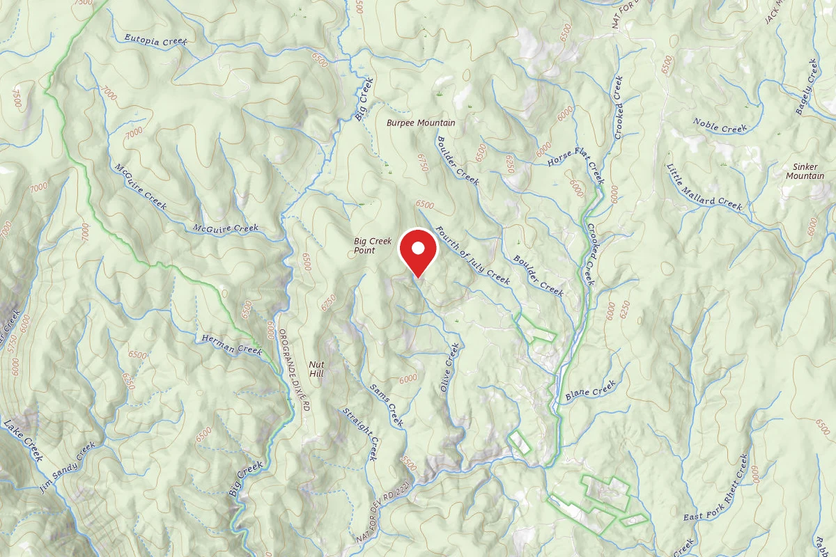 Nez Perce-Clearwater Dispersed Campsite RR1188RD-002