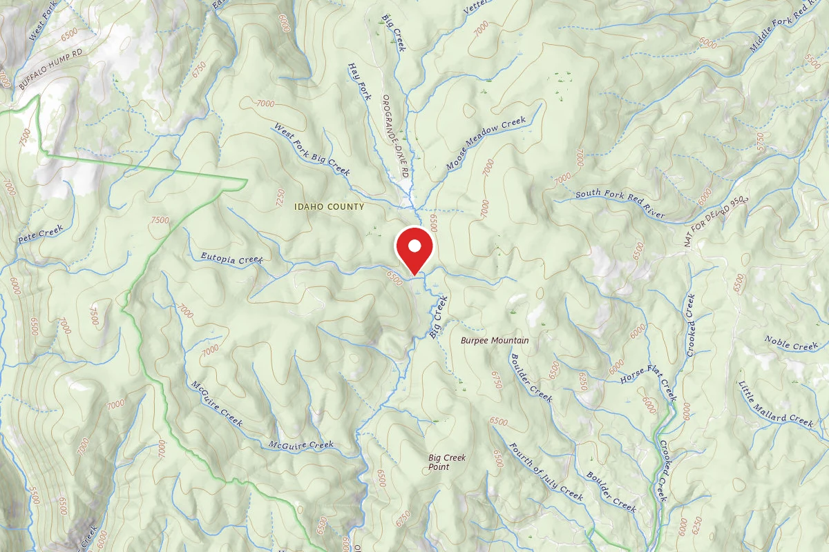 Nez Perce-Clearwater Dispersed Campsite RR311RD-006