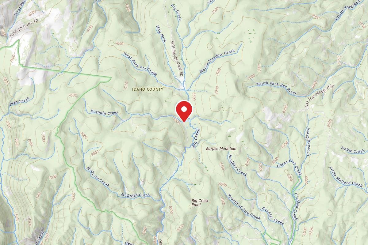 Nez Perce-Clearwater Dispersed Campsite RR311RD-007