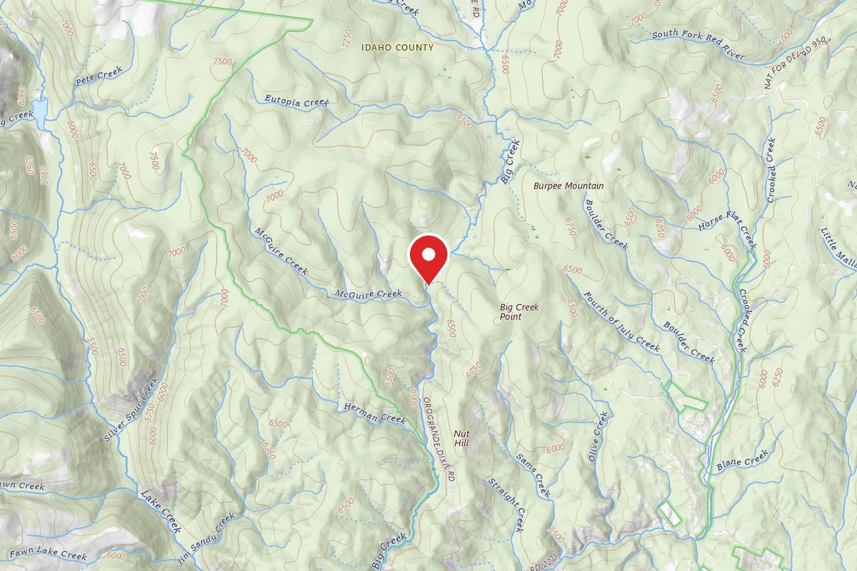 Nez Perce-Clearwater Dispersed Campsite RR311RD-011