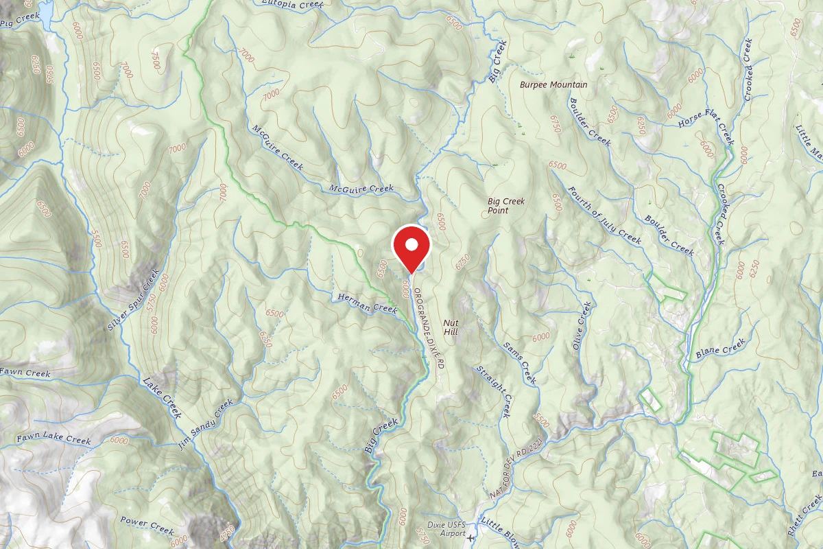 Nez Perce-Clearwater Dispersed Campsite RR311RD-012