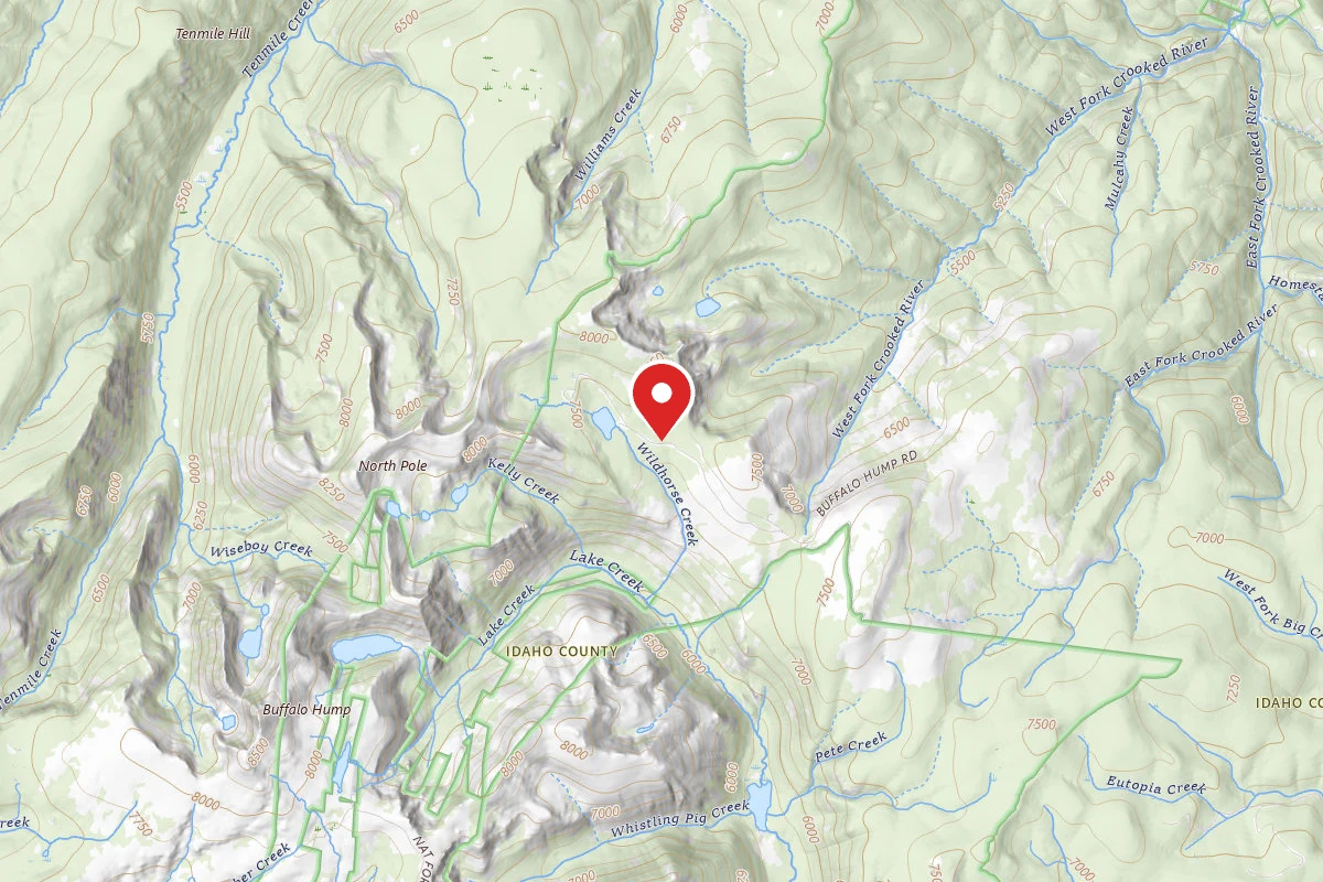 Nez Perce-Clearwater Dispersed Campsite RR233IRD-003A