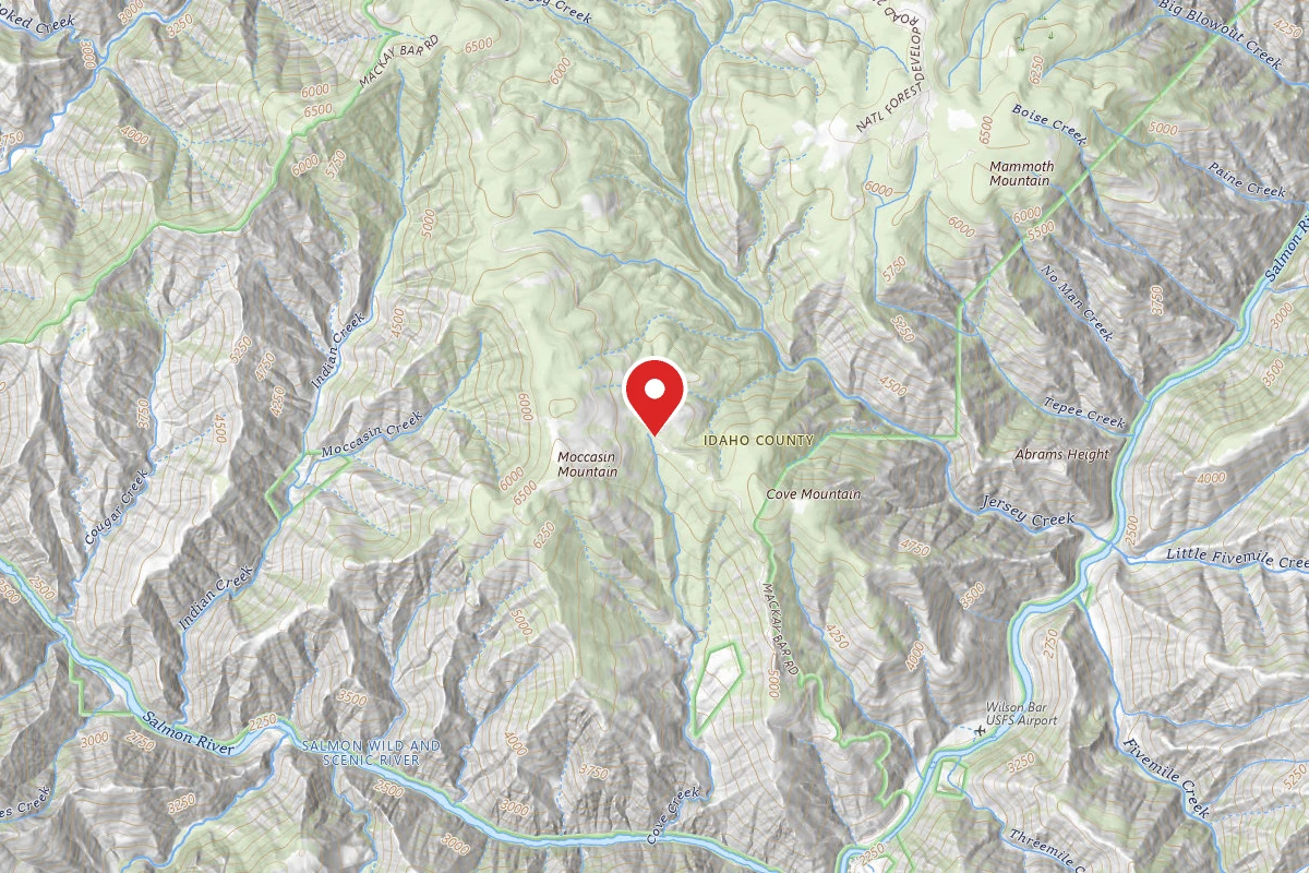 Nez Perce-Clearwater Dispersed Campsite RR222RD-004