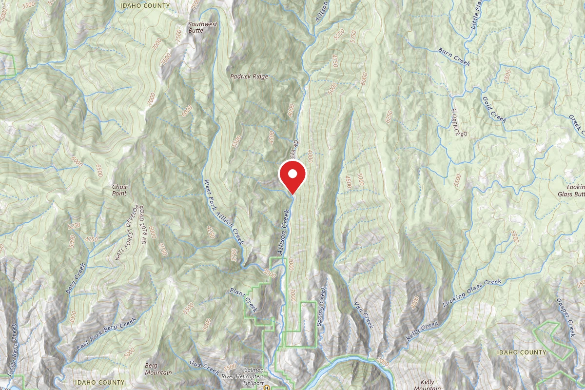Nez Perce-Clearwater Dispersed Campsite SR221RD-003