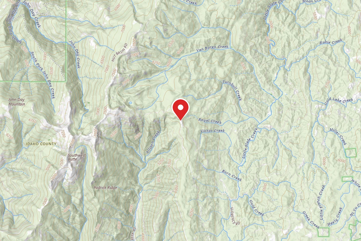 Nez Perce-Clearwater Dispersed Campsite SR76282RD-001