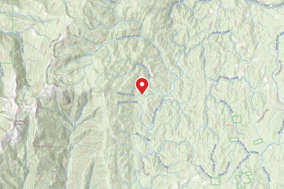 Nez Perce-Clearwater Dispersed Campsite SR2002RD-002