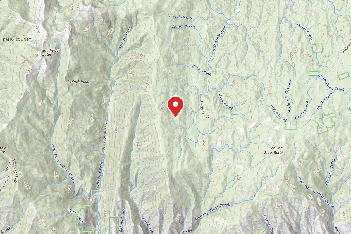 Nez Perce-Clearwater Dispersed Campsite SR76142RD-001