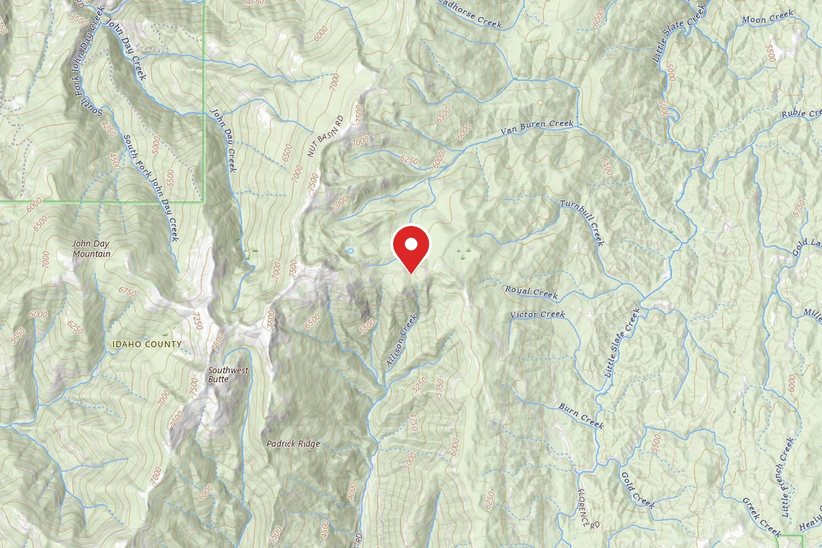 Nez Perce-Clearwater Dispersed Campsite SR441RD-002